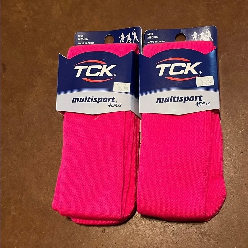 TCK Multisport Bright Pink Athletic Socks